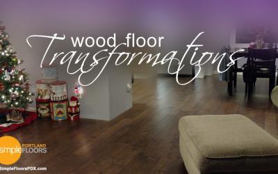 Two Portland Wood Floor Transformations