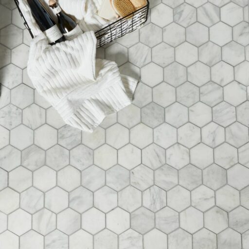 Arizona Tile - CS - Calacatta Gris Hex 4